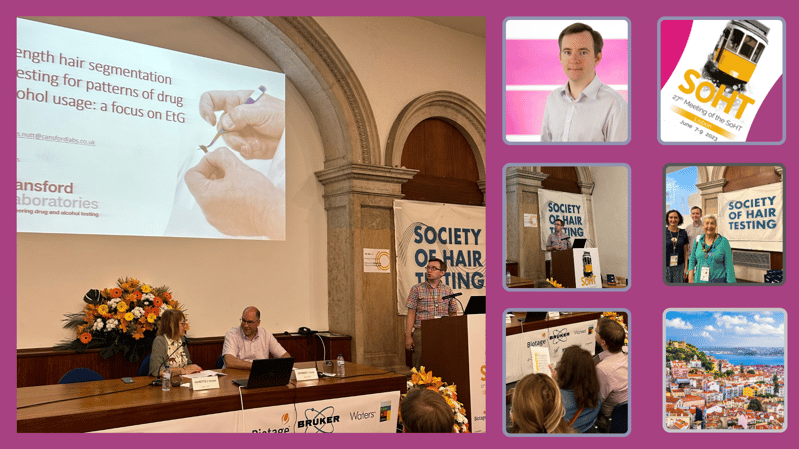 Cansford Laboratory Manager James Nutt is the only UK lab representative presenting at this years Society of Hair Testing SOHT annual meeting