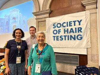 Cansford Co-Founder Dr Lolita Tsanaclis, Maristela Andraus and James Nutt are attending this year's Society of Hair Testing annual meeting