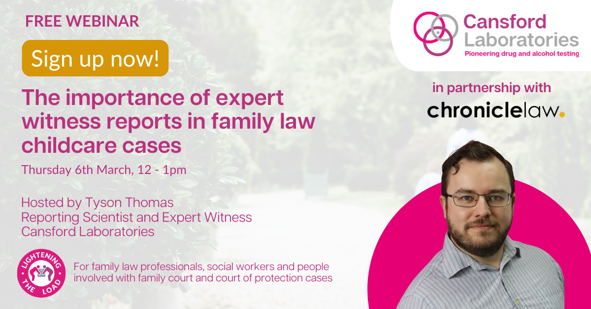 Tyson Thomas, Reporting Scientist is hosting this webinar for family law professionals and social workers